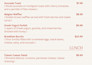 an amazing menu design, food menu, restaurant menu design